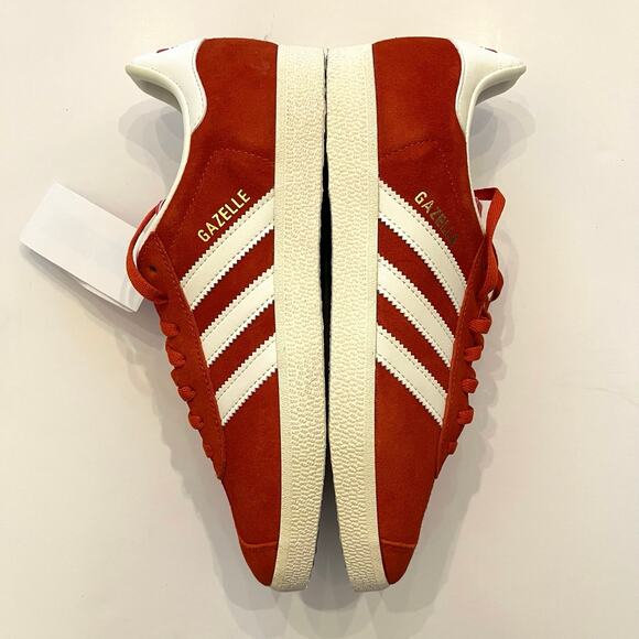 adidas Gazelle Sneakers UK 6.5 US Womens 8.5 US Mens 7 Preloved Red GY7339 NIB - Picture 7 of 12